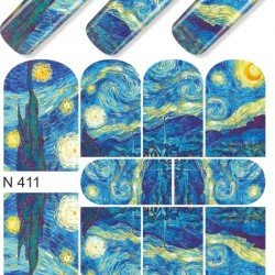 Водни лепенки за декорация N411